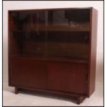 A vintage mid century bookcase unit with