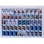 DR WHO: A rare sheet of Strictly Ink 200