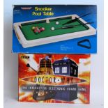 GAMES: an original vintage Bluebox made Snooker Pool Table, complete,