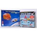 SPACE SHIPS: Two vintage battery operate