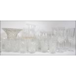 Large quantity of mixed glass wares to inc.