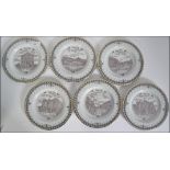 A collection of six collectors plates all pertaining to Staple Hill Bristol,