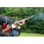 50 Target clay pigeon shoot at Wood Farm Shooting Ground, Wiltshire.