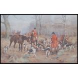 A group of horse related prints some hunting scenes,