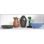 A collection of ceramics to include a Susie Cooper fruit bowl,