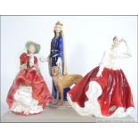 A collection of Royal Doulton ceramic figurines to include Top Of The Hill,