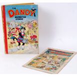 RARE DANDY MONSTER ANNUAL: A rare early Dandy ' Monster Annual ' from 1950.