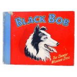 BLACK BOB: A charming vintage 1950's (1950) Black Bob children's annual / book.