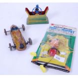 VINTAGE TOYS: A collection of vintage toys to include a rare Kohner Walt Disney ' Mouse Peppy
