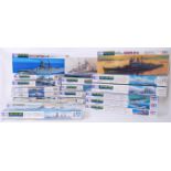 JAPANESE NAVY MODEL KITS: A collection of 19x assorted 1/700 scale plastic Japanese Navy model kits.