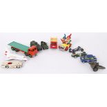 CORGI & DINKY: A collection of 11x vintage loose Corgi and Dinky diecast models,