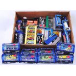DIECAST: A collection of assorted boxed diecast model cars to include Corgi Classics,