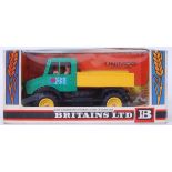 BRITAINS: An original vintage Britains diecast model 9569 Unimog Tractor Lorry.