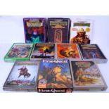 DUNGEONS & DRAGONS: A large collection of assorted vintage Dungeons & Dragons role playing games /