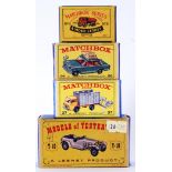 MATCHBOX: A collection of 4x Matchbox Lesney diecast models, comprising of; No.