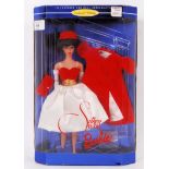 BARBIE: An original Mattel made special edition Barbie doll - Silken Flame - 1998 reissue of a 1962