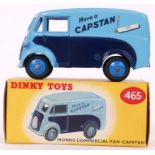 DINKY: An original vintage Dinky Toys diecast model No. 465 Capstan Morris Commercial Van.