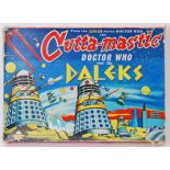 DOCTOR WHO: A rare vintage ' Cutta-Mastic ' BBC TV ' Doctor Who & The Daleks ' Bell Toy made game.