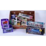 DIECAST: A collection of assorted boxed diecast models to include Corgi, Lledo, Vanguards,