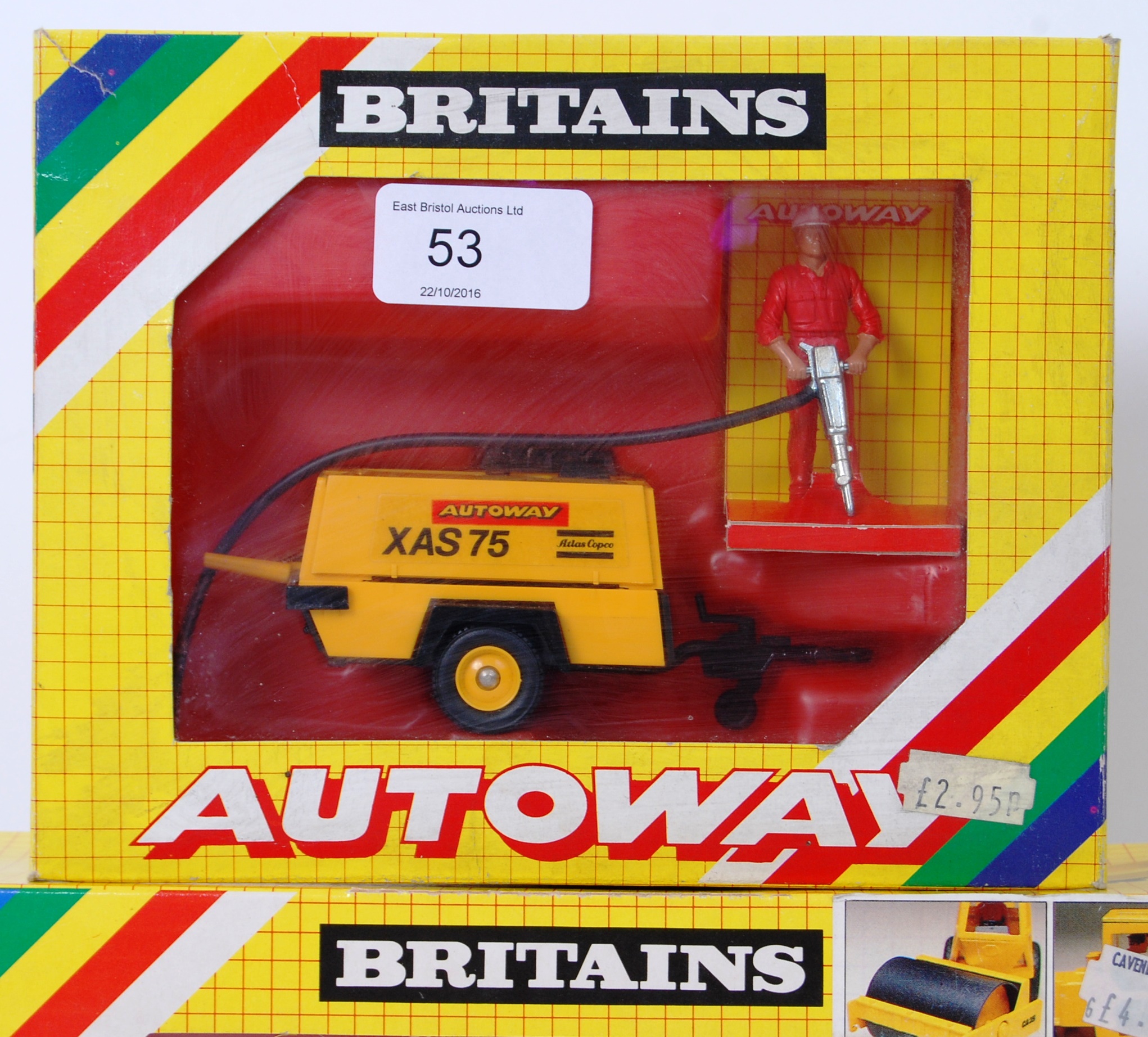 BRITAINS: 2x original vintage Britains Autoway diecast model sets; - Image 3 of 3