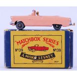 RARE VARIATION LESNEY: An original vintage rare variation Matchbox Moko Lesney diecast model No.