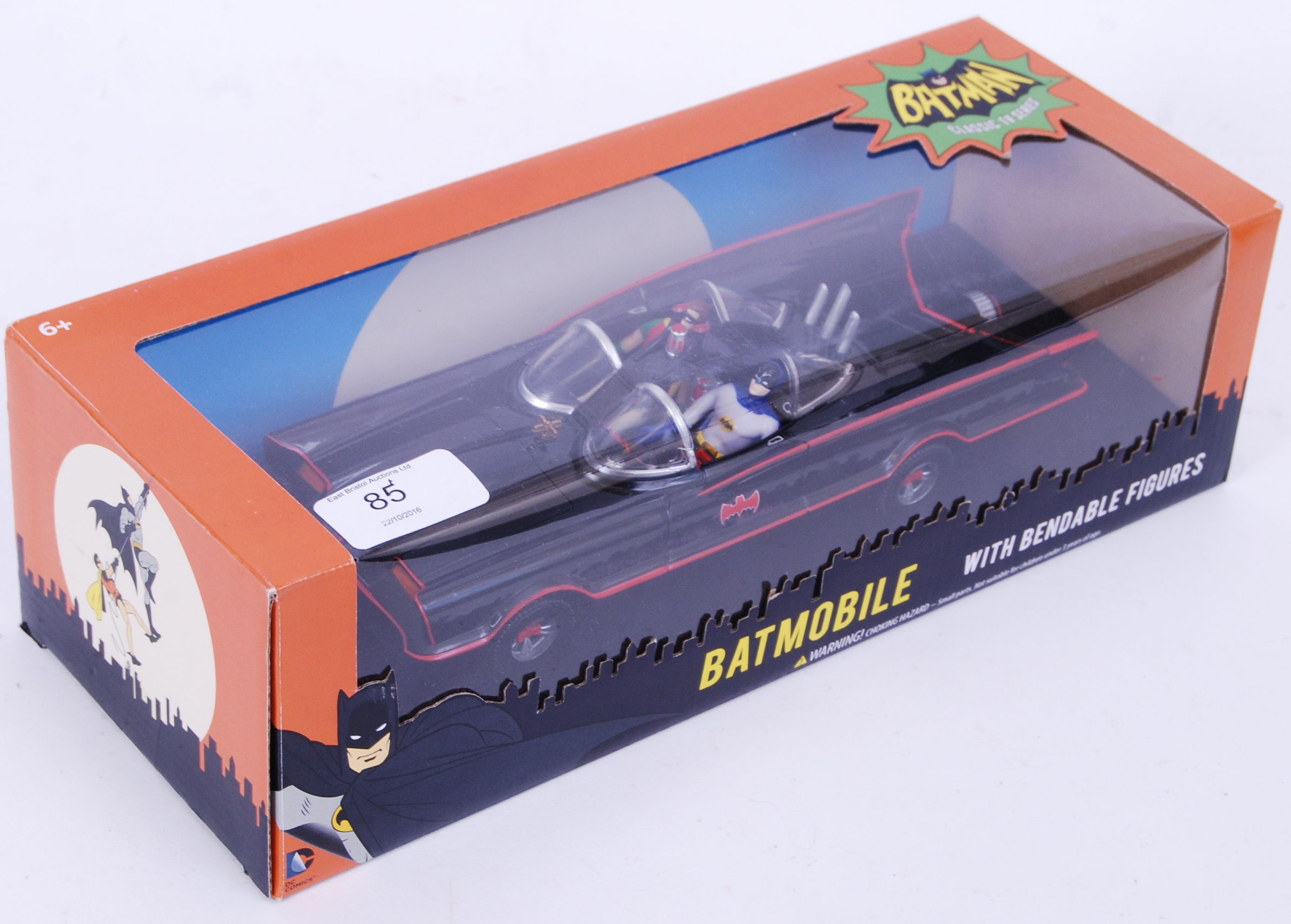 BATMAN: A ' Classic TV Series ' Batman Batmobil model car 'With Bendable Figures'. 9" Batmobile. - Image 2 of 3