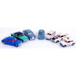 DINKY: A collection of 7x original vintage Dinky diecast model cars - to include;