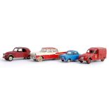 FRENCH DINKY: A collection of 4x original vintage Made In France Dinky diecast models - comprising
