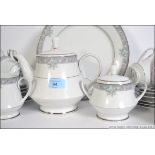 A Noritake ' Legendary ' lunceford 3884 tea service to include teapot, cups,
