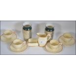 CROWN DUCAL - A part tea service , made