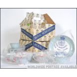 A Royal Worcester tea service in the Serenade pattern to include 6 cups, saucers 6 side plates,