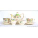 A pretty vintage 1930's Royal Doulton chintzy breakfast tea set.