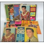 A collection of Elvis Presley records dating from the 1950's to include labels RCA Victor - Mono