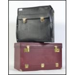 2 Jewellery specimin cases - travel trunks.