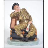 A Royal Doulton Classics limited edition figure; HN4418 " The Railway Sleeper ", 914/2500.