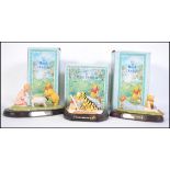 A group of three Royal Doulton Winnie the Pooh Collection " I`ve Found Somebody Just Like Me " WP22,