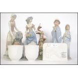 A group of Lladro,