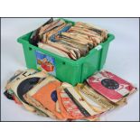 A large collection of 45's - singles to include examples and many genres, Beatles on Parlaphon,