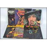 Jimi Hendrix - A group of vinyl long ply LP records all pertaining to Jimi Hendrix to include '