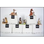 A collection of six boxed Royal Doulton ceramic boxed Thelwell ponies to include ' He'll Find You '