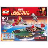 LEGO SUPER HEROES: Lego Marvel Super Heroes set 76006 Iron Man Extremis Sea Port.