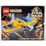 LEGO STAR WARS: A vintage Lego System Star Wars set 7141 'Naboo Fighter'.