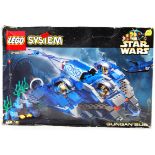 LEGO STAR WARS: A vintage Lego Star Wars System set 7161 'Gungan Sub'.