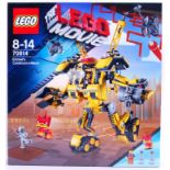 LEGO MOVIE: An original Lego Movie boxed set 70814 ' Emmet's Construct-O-Mech ,' Factory sealed,