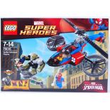 LEGO SUPER HEROES: Lego Marvel Super Heroes set 76016 Spider Helicopter Rescue. Sealed, as new.