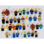 LEGO MINIFIGS: A collection of 39x assorted Lego minifigures to include vintage, Town, City,