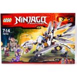LEGO NINJAGO: A Lego Ninjago set 70748 'Titanium Dragon'.