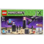 MINECRAFT: An original Lego Minecraft set 21117 ' The Ender Dragon '. As new, sealed.