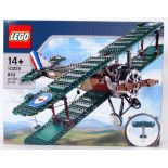 LEGO PLANE: An original Lego 10226 set ' Sopwith Camel ' plane.