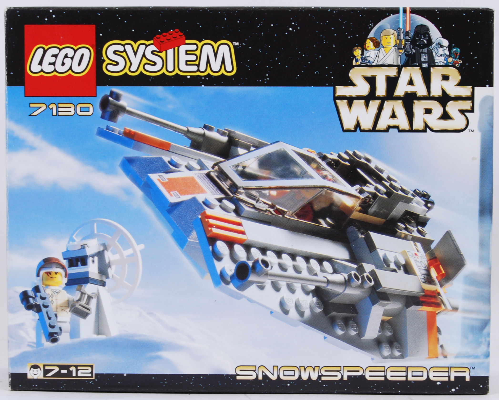 LEGO STAR WARS: A vintage Lego Star Wars set 7130 'Snowspeeder'.